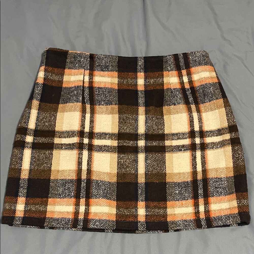 Plaid Mini Skirt